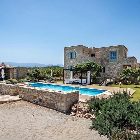 Beachfront Villa Turquoise With Private Pool, Bbq And Ping Pong Table Ханя Екстериор снимка